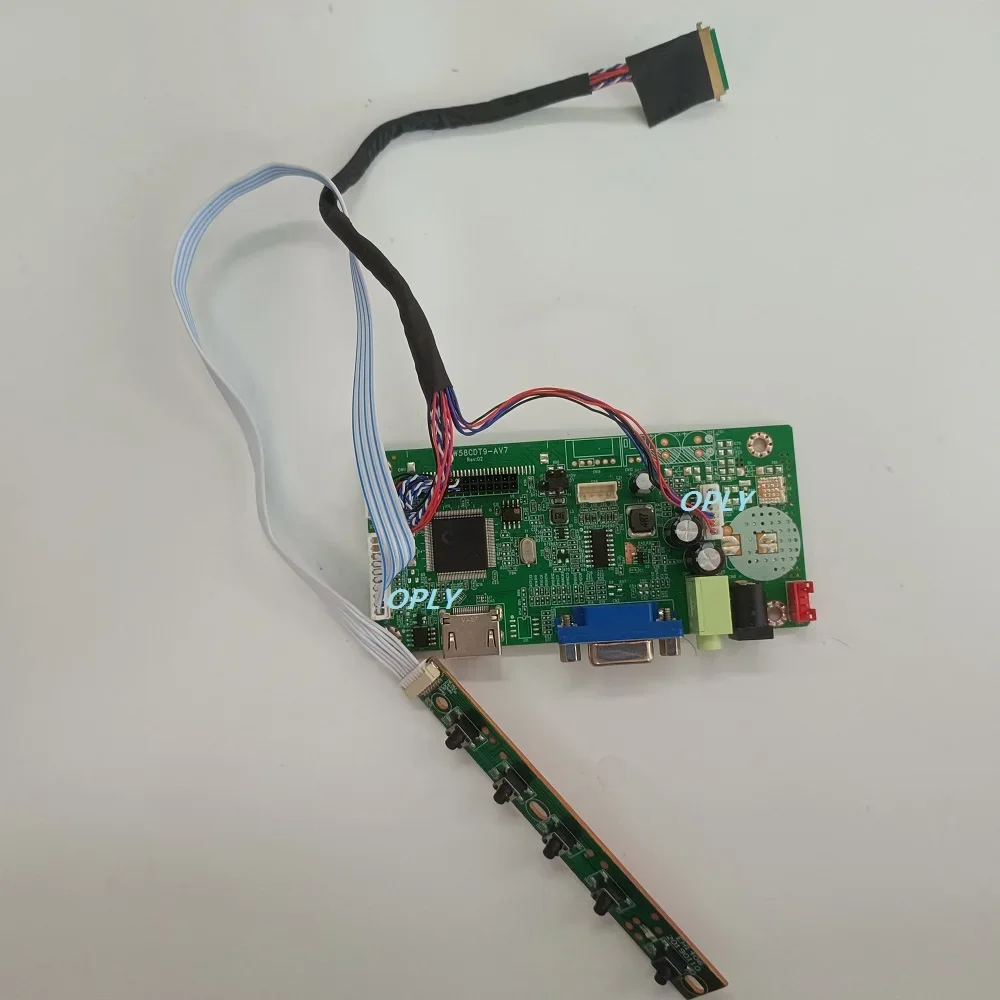 58C Controller board HDMI-compatible VGA for B133XW02 B133XW01 B133XW03 1366X768 LED Panel monitor 13.3" display LCD screen
58C Controller board HDMI-compatible VGA for B133XW02 B133XW01 B133XW03 1366X768 LED Panel monitor 13.3" display LCD screen