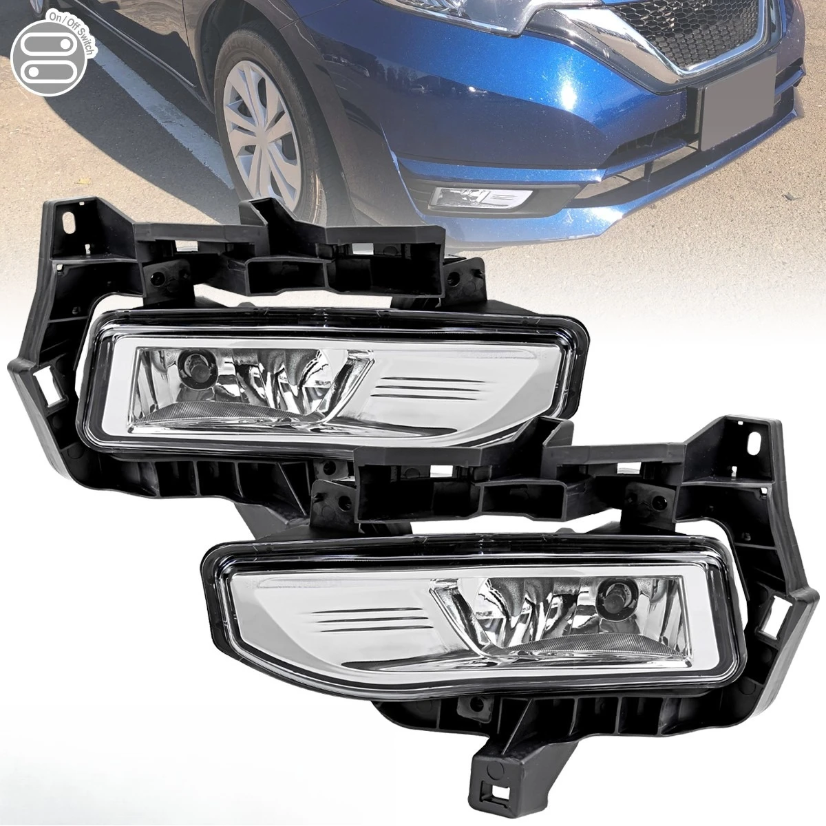 Fog Lights Fits 2017-2019 Versa Note Hatchback Driving Bumper Lamps+Switch 17-19
Fog Lights Fits 2017-2019 Versa Note Hatchback Driving Bumper Lamps+Switch 17-19