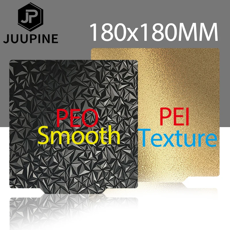 180 PEI Build Plate PEO PEI Лист 180x180 PEI Магнитная текстура кровати Гладкий пружинный стальной лист для 3d-принтера Kingroon KP3 KP3S
180 PEI Build Plate PEO PEI Лист 180x180 PEI Магнитная текстура кровати Гладкий пружинный стальной лист для 3d-принтера Kingroon KP3 KP3S