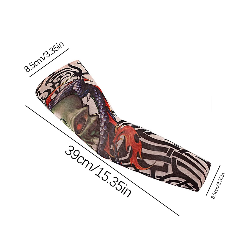 1 Pc Summer Tattoo Sleeve UV Solar Arm Cover Cycling Cuff Quick Drying Cool Breathable Ice Silk Anti-Sunburn Print Tattoo Sleeve
1 Pc Summer Tattoo Sleeve UV Solar Arm Cover Cycling Cuff Quick Drying Cool Breathable Ice Silk Anti-Sunburn Print Tattoo Sleeve