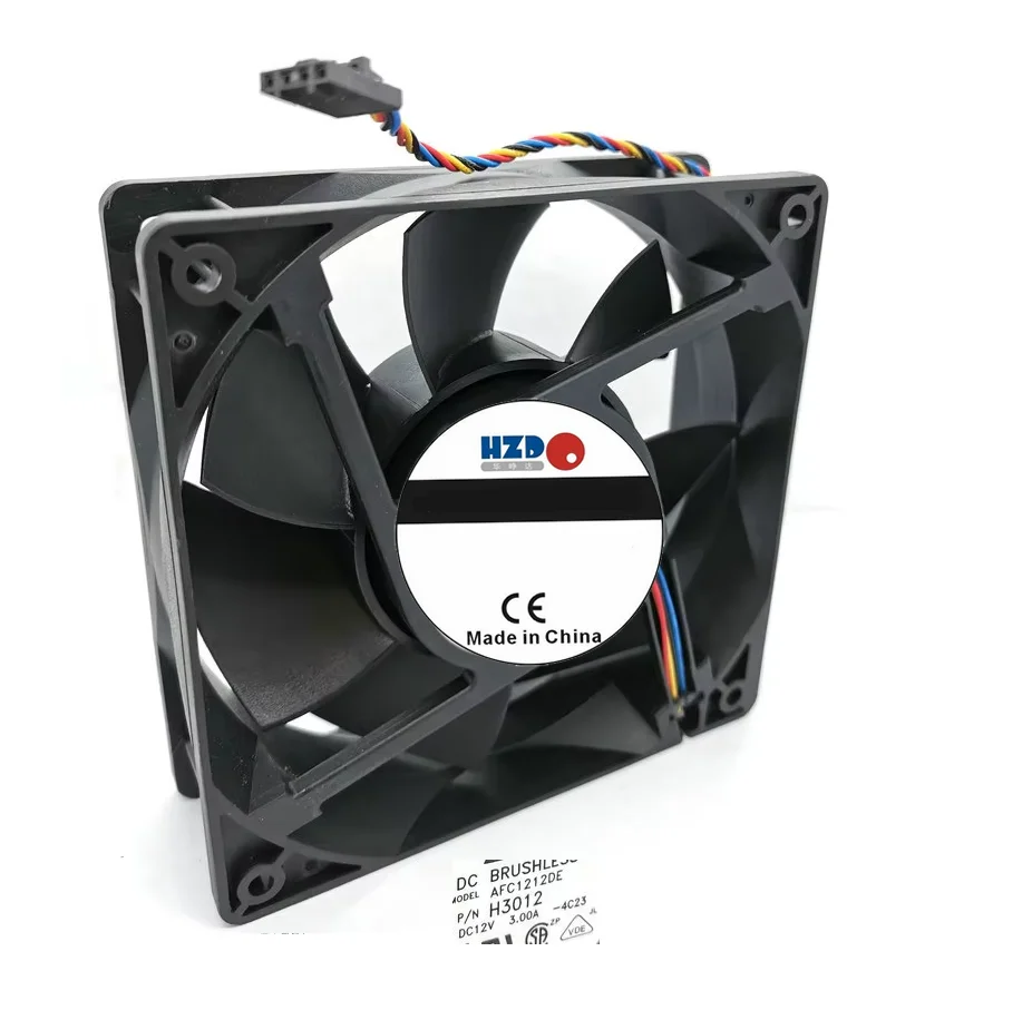AFC1212DE 12038 12V 3.0A 4PIN pwm Cooling Fan 120*120*38mm
AFC1212DE 12038 12V 3.0A 4PIN pwm Cooling Fan 120*120*38mm
