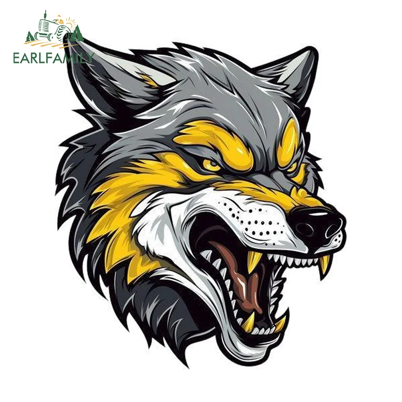 EARLFAMILY Наклейки на бампер автомобиля с изображением свирепой головы волка, наклейки на лобовое стекло и зеркала заднего вида, устойчивые к царапинам, из ПВХ, для квадроциклов, автодомов, фургонов, декоративные элементы
EARLFAMILY Наклейки на бампер автомобиля с изображением свирепой головы волка, наклейки на лобовое стекло и зеркала заднего вида, устойчивые к царапинам, из ПВХ, для квадроциклов, автодомов, фургонов, декоративные элементы