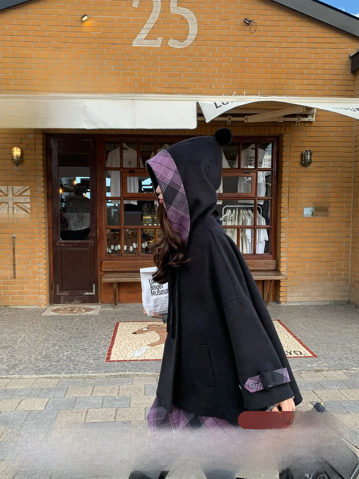 Mucha Woolen Plaid Hooded Coat Women's Skirt Set Winter Faion Sweet Sle Long Sve Regular Fit Hat Included
Mucha Woolen Plaid Hooded Coat Women's Skirt Set Winter Faion Sweet Sle Long Sve Regular Fit Hat Included