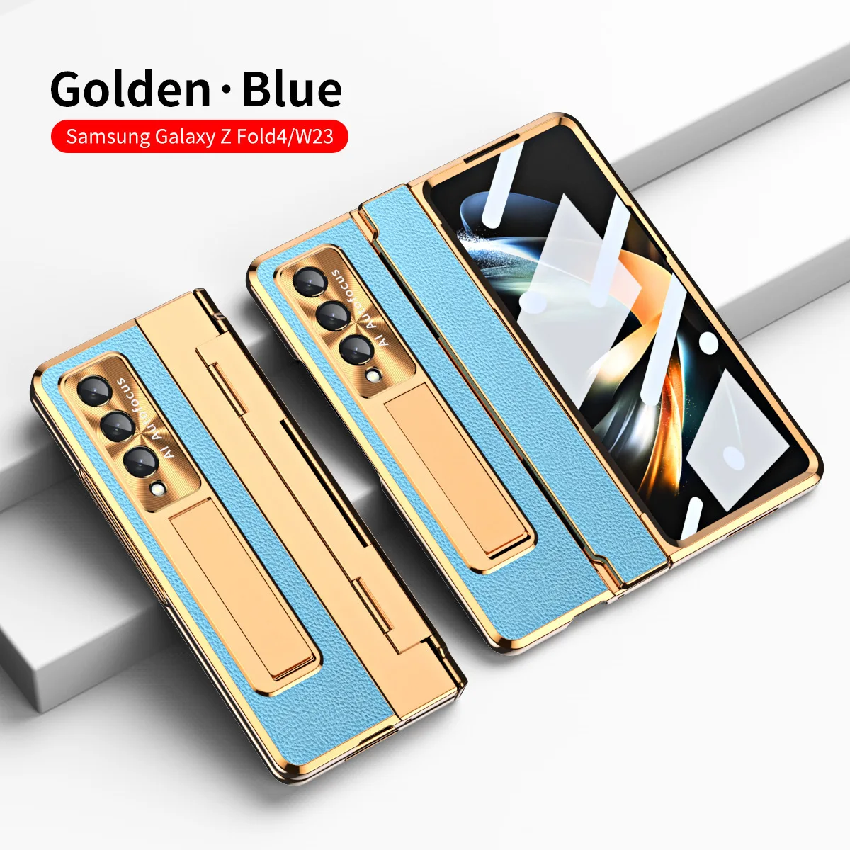 Для Samsung Galaxy Z Fold 5 Z Fold 4 Z Fold 3 5G чехол с защитой экрана роскошный кожаный цельный чехол с подставкой золотистый
Для Samsung Galaxy Z Fold 5 Z Fold 4 Z Fold 3 5G чехол с защитой экрана роскошный кожаный цельный чехол с подставкой золотистый