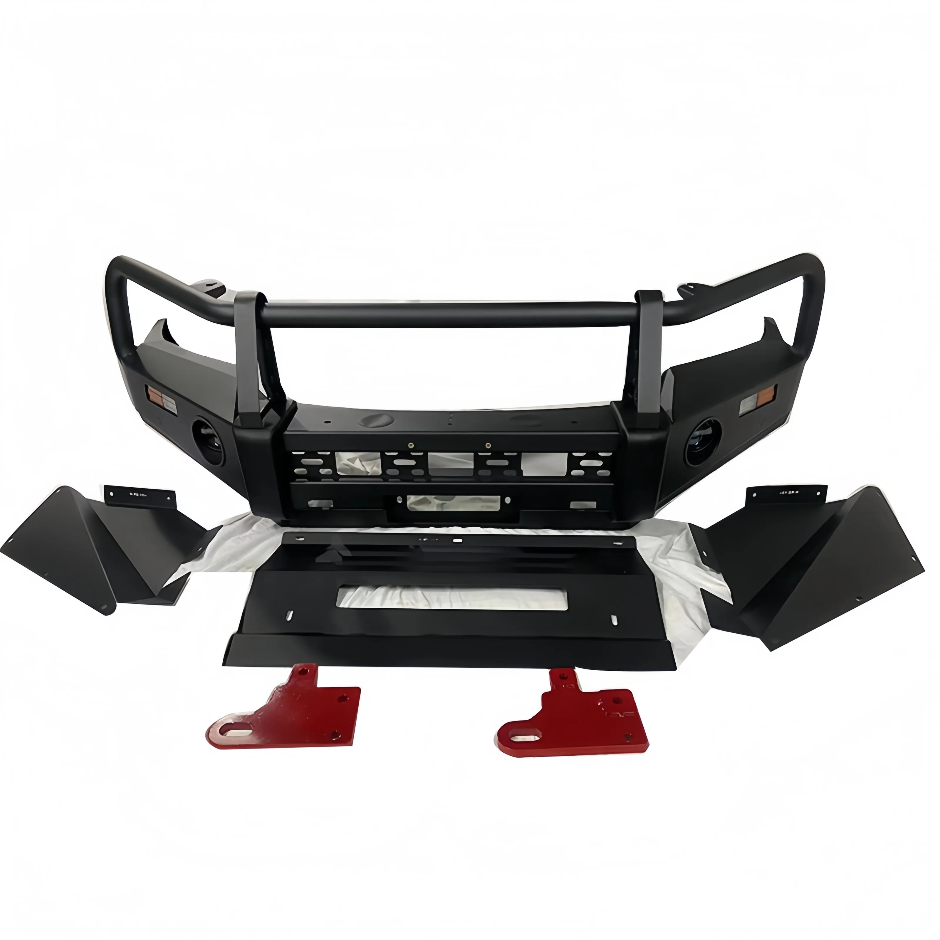 Factory Price Steel Material Car Front Bumpers Bull Bar for Hilux Revo L200 Pajero Vigo Dmax F150 Navara NP300 Triton Bull Bars
Factory Price Steel Material Car Front Bumpers Bull Bar for Hilux Revo L200 Pajero Vigo Dmax F150 Navara NP300 Triton Bull Bars
