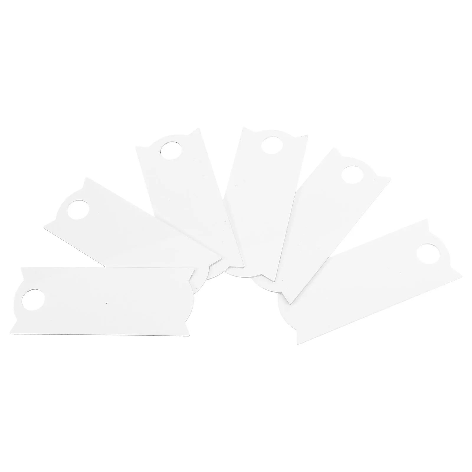 6 Pcs Blank Cards Label Plate Business Desk Name Plates for Office Id Aluminum Bottle Blanks
6 Pcs Blank Cards Label Plate Business Desk Name Plates for Office Id Aluminum Bottle Blanks