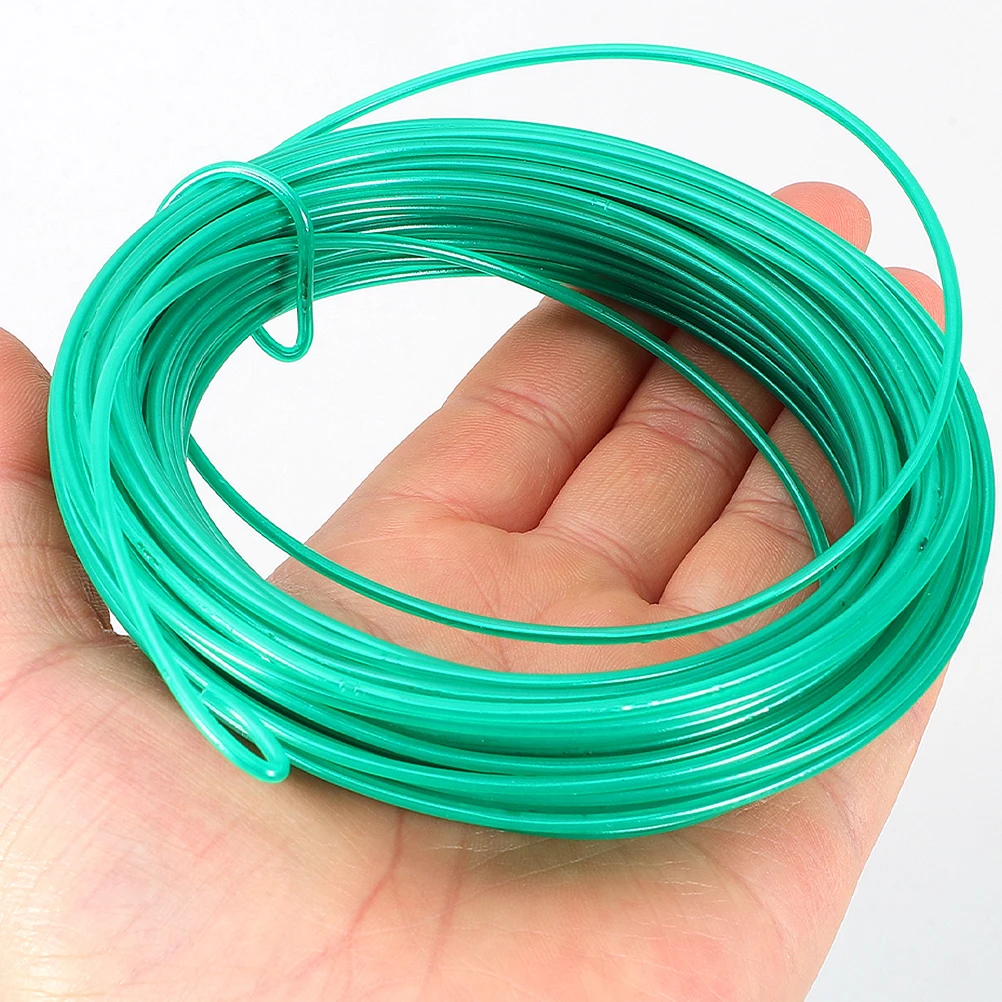 Gardening Plant Tying Tie 35mmx10M Soft Round Green TPR Coated Wire for DIY Strapping Tool Vine Fastener Suitable Use Plant
Gardening Plant Tying Tie 35mmx10M Soft Round Green TPR Coated Wire for DIY Strapping Tool Vine Fastener Suitable Use Plant