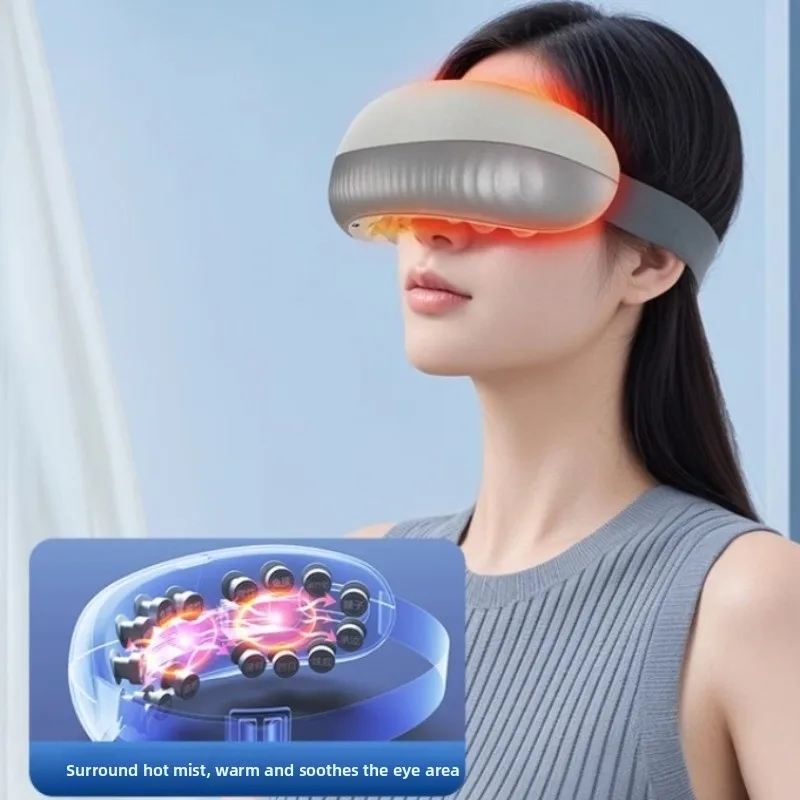 Smart Steam Eye Massagers Music 40 Degree Hot Compress 4 Modes Press Relieve Fatigue Dry Eye Syndrome with Nebulized Eye Mask
Smart Steam Eye Massagers Music 40 Degree Hot Compress 4 Modes Press Relieve Fatigue Dry Eye Syndrome with Nebulized Eye Mask