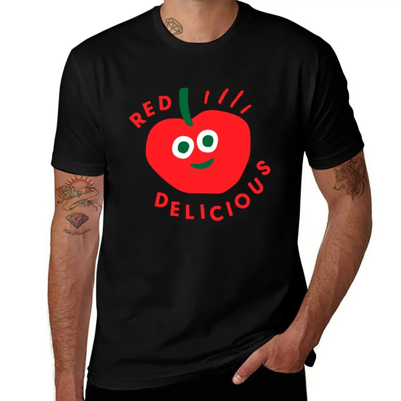 Red Delicious Apple T-Shirt affliction shirts graphic tee shirt designer shirts Men's cotton t-shirt
Red Delicious Apple T-Shirt affliction shirts graphic tee shirt designer shirts Men's cotton t-shirt