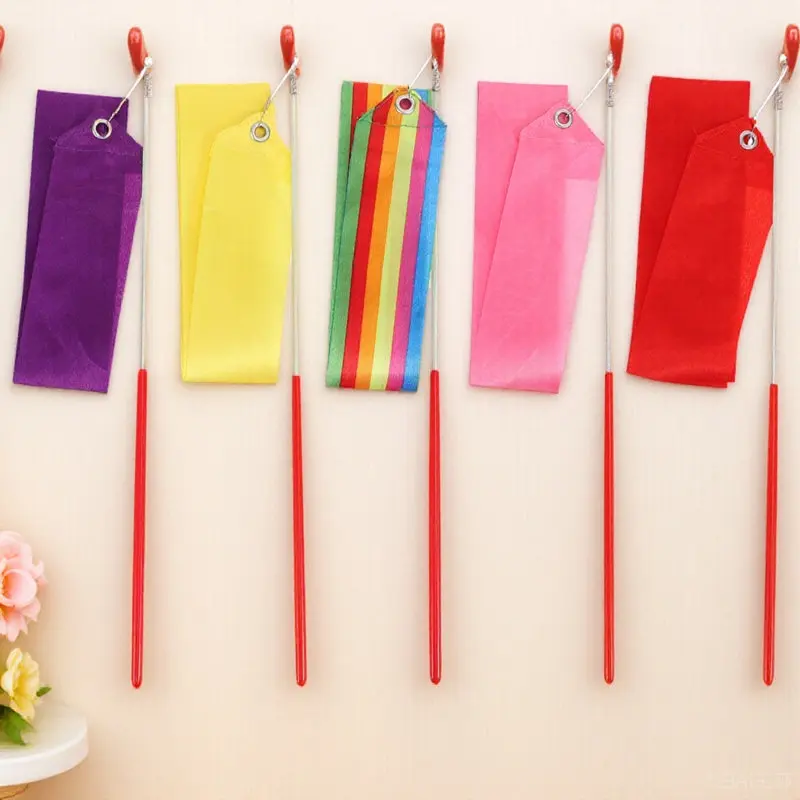 5Pcs Premium Dancing Gymnastics Ribbons Colorful Art Streamers Rhythmic Ribbon for Rhythmic Gymnastics Dance Streamer
5Pcs Premium Dancing Gymnastics Ribbons Colorful Art Streamers Rhythmic Ribbon for Rhythmic Gymnastics Dance Streamer