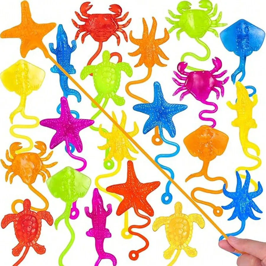5/10/20/30/48pcs Set Ocean Animal Shaped Sticky Squeeze Toys, Stretchy Stress Relief Toys, Gift Bag Fillers, Soft Fidget Toys, Birthday Party Supplies, Easter Basket Stuffers (Random Color & Style)
5/10/20/30/48pcs Set Ocean Animal Shaped Sticky Squeeze Toys, Stretchy Stress Relief Toys, Gift Bag Fillers, Soft Fidget Toys, Birthday Party Supplies, Easter Basket Stuffers (Random Color & Style)