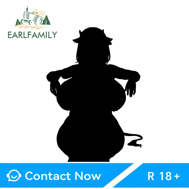 EARLFAMILY Shirogane Noel Cow Suit Car Sticker Hardcore Personality VAN Scooter PVC Decals High Quality Rear Windshield Helmet
EARLFAMILY Shirogane Noel Cow Suit Car Sticker Hardcore Personality VAN Scooter PVC Decals High Quality Rear Windshield Helmet