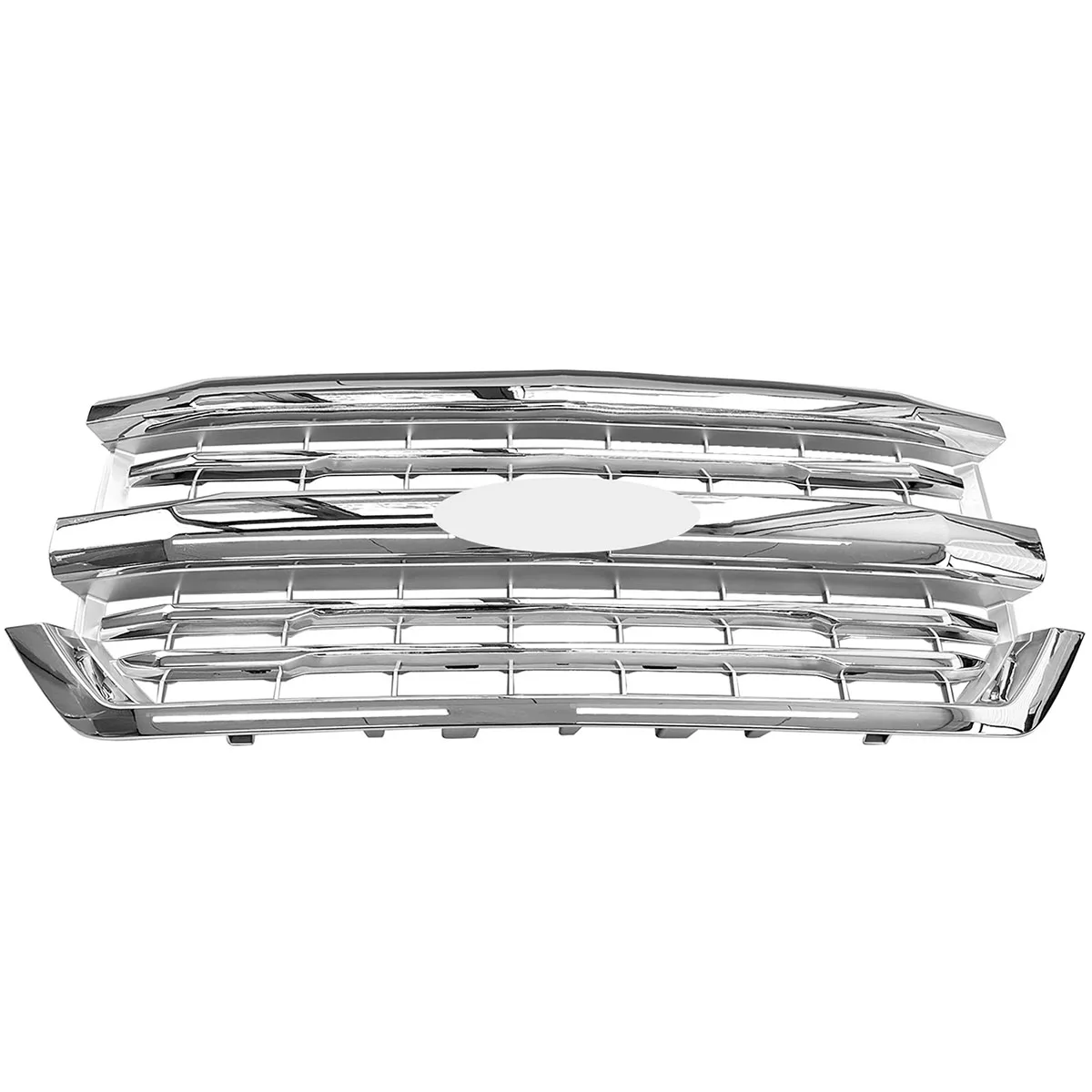 FOR Chevrolet Silverado 1500 2016-2018 Grille With Horizontal Bars, Silver Base, Fully Electroplated OE 84602489 Car Accessories
FOR Chevrolet Silverado 1500 2016-2018 Grille With Horizontal Bars, Silver Base, Fully Electroplated OE 84602489 Car Accessories