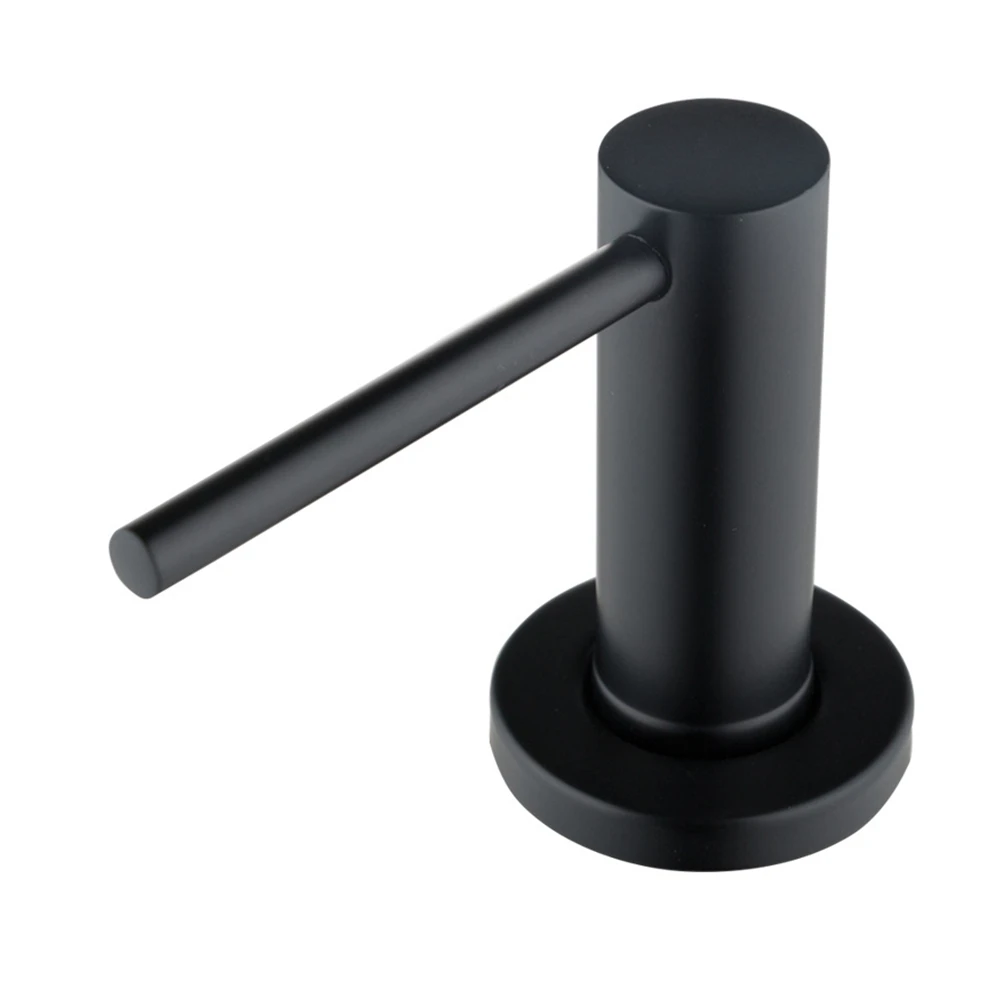 Stainless Steel Detergent Dispenser Kitchen Sink Soap Dispenser Black Brushed Bathroom Liquid Lotion Dispensers Built-in Design
Stainless Steel Detergent Dispenser Kitchen Sink Soap Dispenser Black Brushed Bathroom Liquid Lotion Dispensers Built-in Design