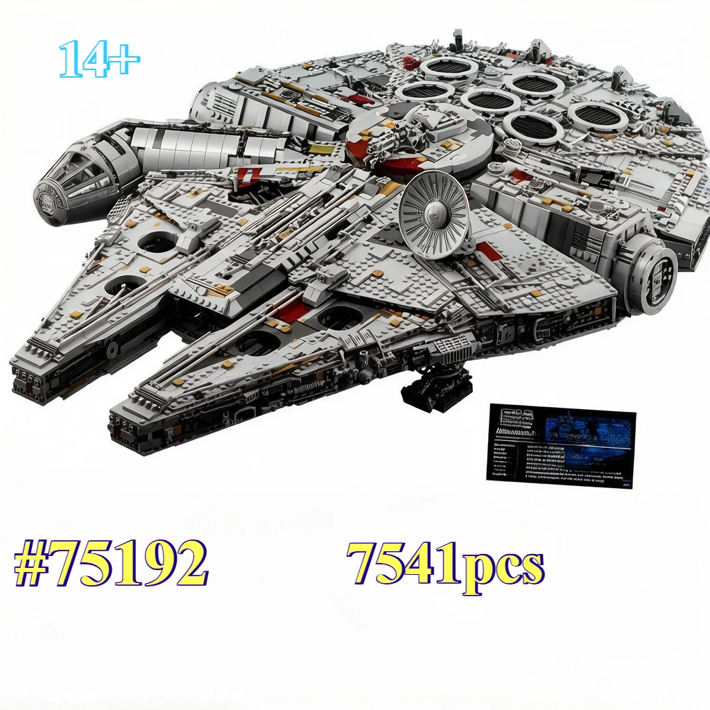 Millennium Falcon Warship75192Mini Building Blocks Sets Suitable for Birthday Gifts,Not Compatible with Legoed Particles,7541pcs
Millennium Falcon Warship75192Mini Building Blocks Sets Suitable for Birthday Gifts,Not Compatible with Legoed Particles,7541pcs