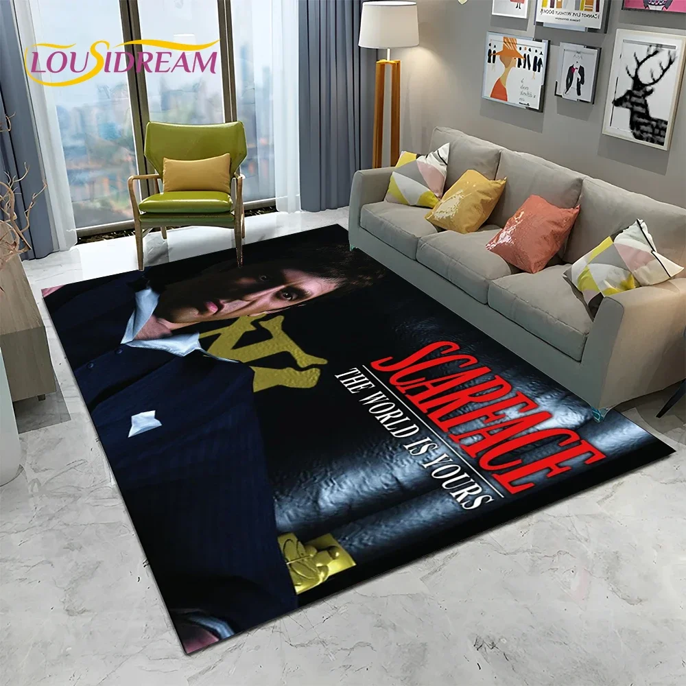 Scarface 3D Classic Movie Tony Carpet Rug for Home Living Room Bedroom Sofa Doormat Decor,kids Play Area Rug Non-slip Floor Mat
Scarface 3D Classic Movie Tony Carpet Rug for Home Living Room Bedroom Sofa Doormat Decor,kids Play Area Rug Non-slip Floor Mat