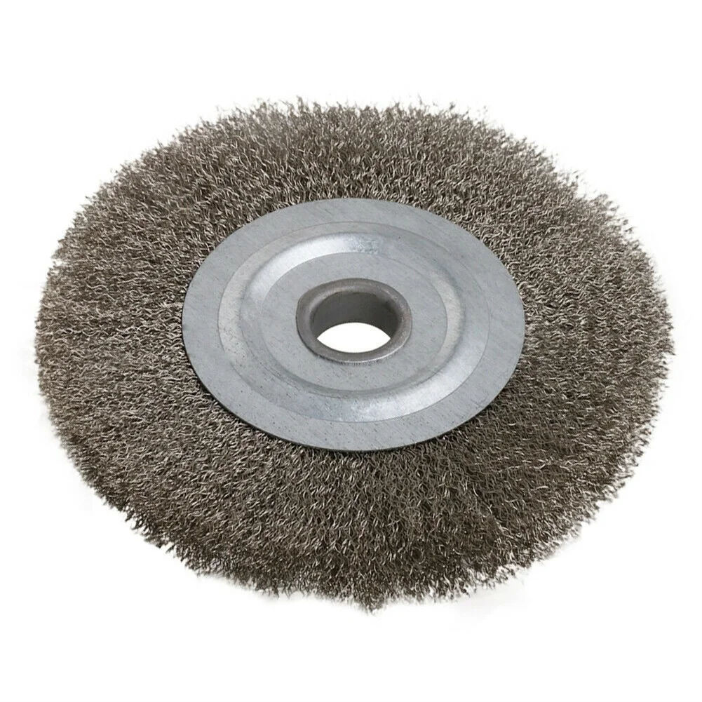 3Inch Flat Crimped Stainless Steel Wire Wheel Brush 6mm Internal Diamter Wire Bevel Brush For Angle Grinder Rust Removal
3Inch Flat Crimped Stainless Steel Wire Wheel Brush 6mm Internal Diamter Wire Bevel Brush For Angle Grinder Rust Removal
