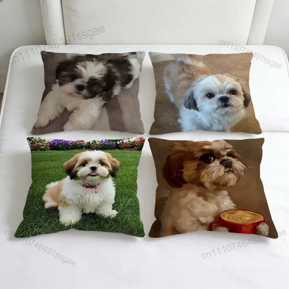 Lovely Shih Tzu Cute Decorative Square Pillow Cover Soft & Comfortable Pillow Case Sofa Bed Home Decoration
Lovely Shih Tzu Cute Decorative Square Pillow Cover Soft & Comfortable Pillow Case Sofa Bed Home Decoration