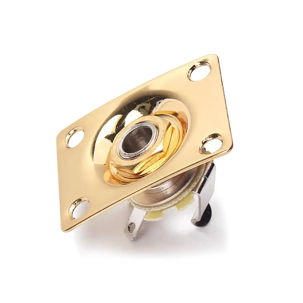 1/4 Inch 6.35mm Guitar Jack Plate Socket Copper Guitar Pickup Output Jack Plug with Jack Plate Screws for Electric Guitar Bass (
1/4 Inch 6.35mm Guitar Jack Plate Socket Copper Guitar Pickup Output Jack Plug with Jack Plate Screws for Electric Guitar Bass (