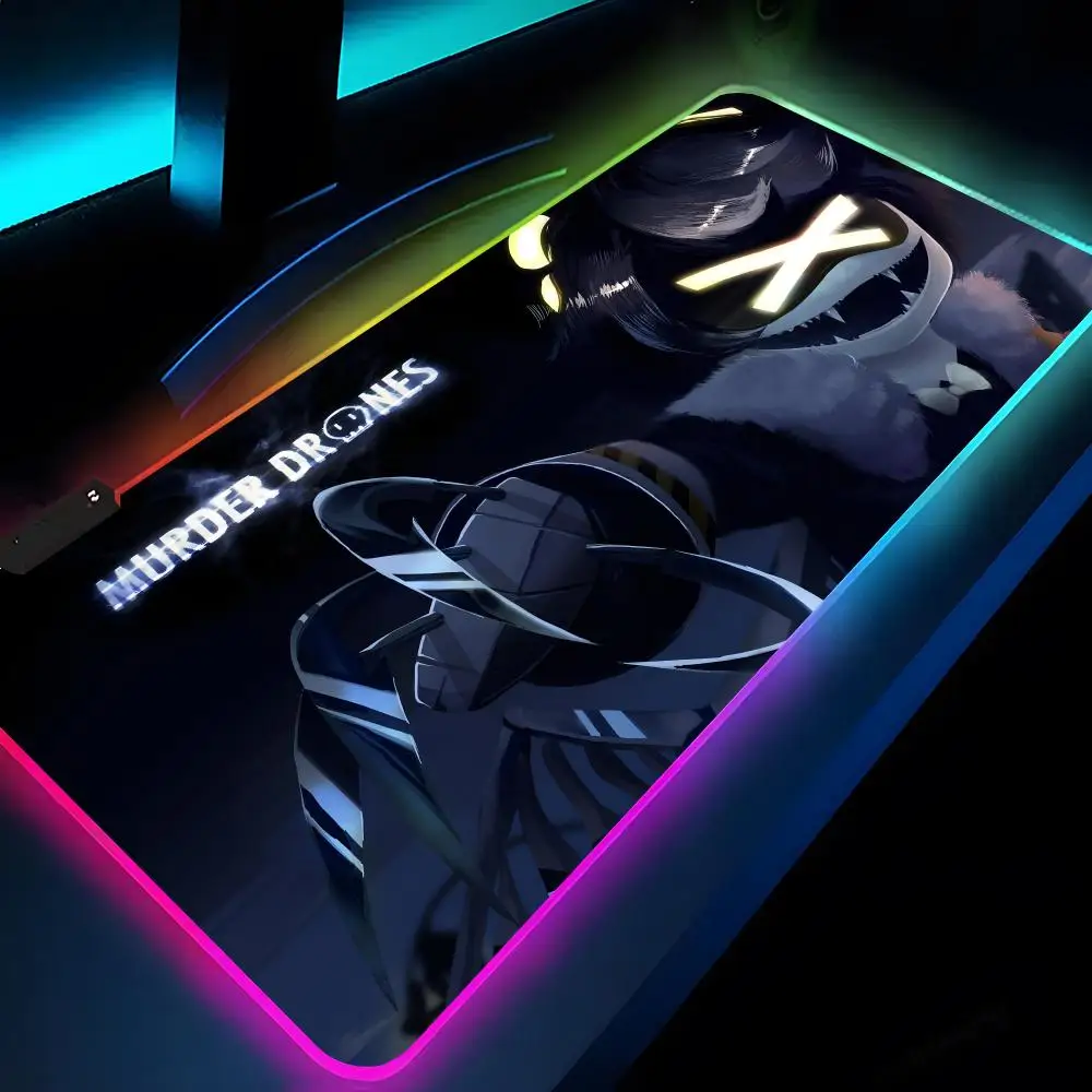 Game M-Murder Drones Mouse Pad Rgb Xxl Laptop Mat Gaming Mousepad Backlit Keyboard Gamer Girl Table Pads Desk
Game M-Murder Drones Mouse Pad Rgb Xxl Laptop Mat Gaming Mousepad Backlit Keyboard Gamer Girl Table Pads Desk