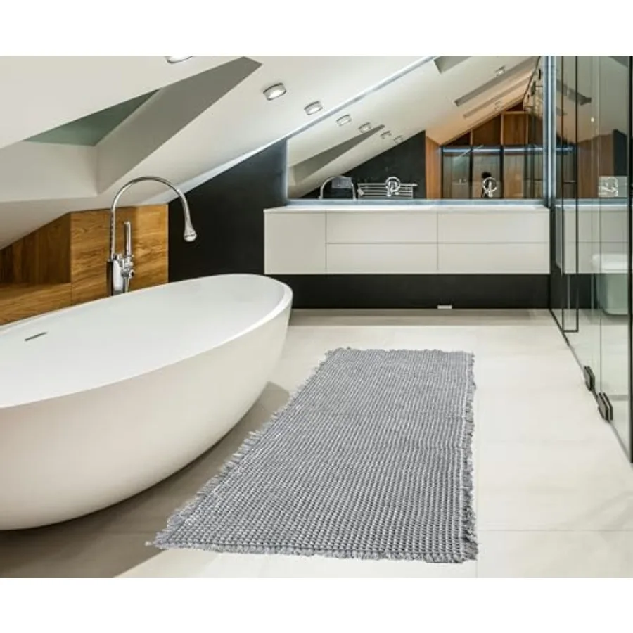 Вафельный коврик для ванной: супервпитывающий, нескользящий, для пола в ванной, машинная стирка, с кисточками, на резиновой основе
Вафельный коврик для ванной: супервпитывающий, нескользящий, для пола в ванной, машинная стирка, с кисточками, на резиновой основе