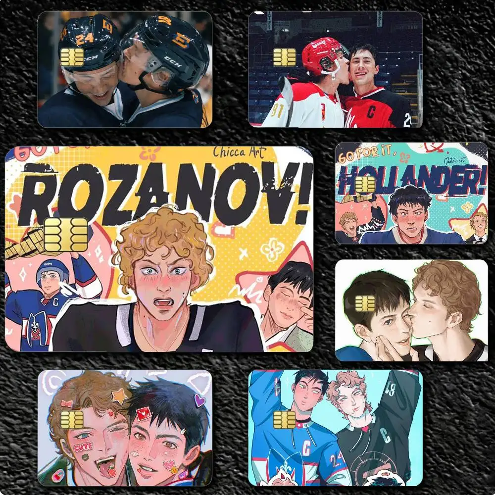 Fury H-Heated R-Rivalry romance 4pcs 1Set Card Stickers Small Waterproof Chip 4PCS Card Sticker Anti-Scratch