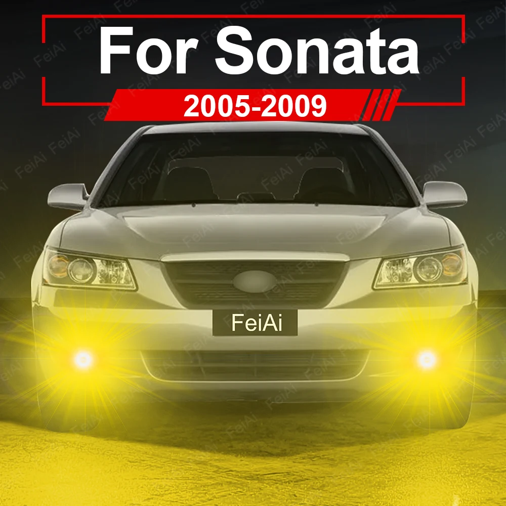 Светодиодные лампы для противотуманных фар Hyundai Sonata NF 2005-2009, аксессуары для Sonata, передние светодиодные противотуманные фары, белый/желтый свет
Светодиодные лампы для противотуманных фар Hyundai Sonata NF 2005-2009, аксессуары для Sonata, передние светодиодные противотуманные фары, белый/желтый свет