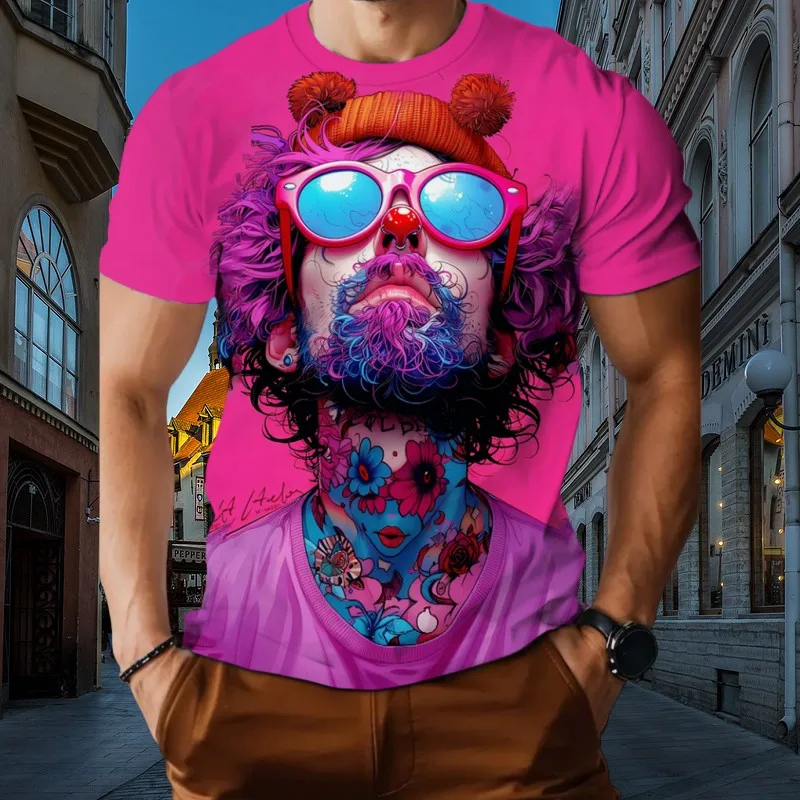 Street Fashion Trends Hip Hop Summer Men's T-Shirt O Collar Casual Personality Creative Short Sleeve Everyday Holiday Party Top
Street Fashion Trends Hip Hop Summer Men's T-Shirt O Collar Casual Personality Creative Short Sleeve Everyday Holiday Party Top