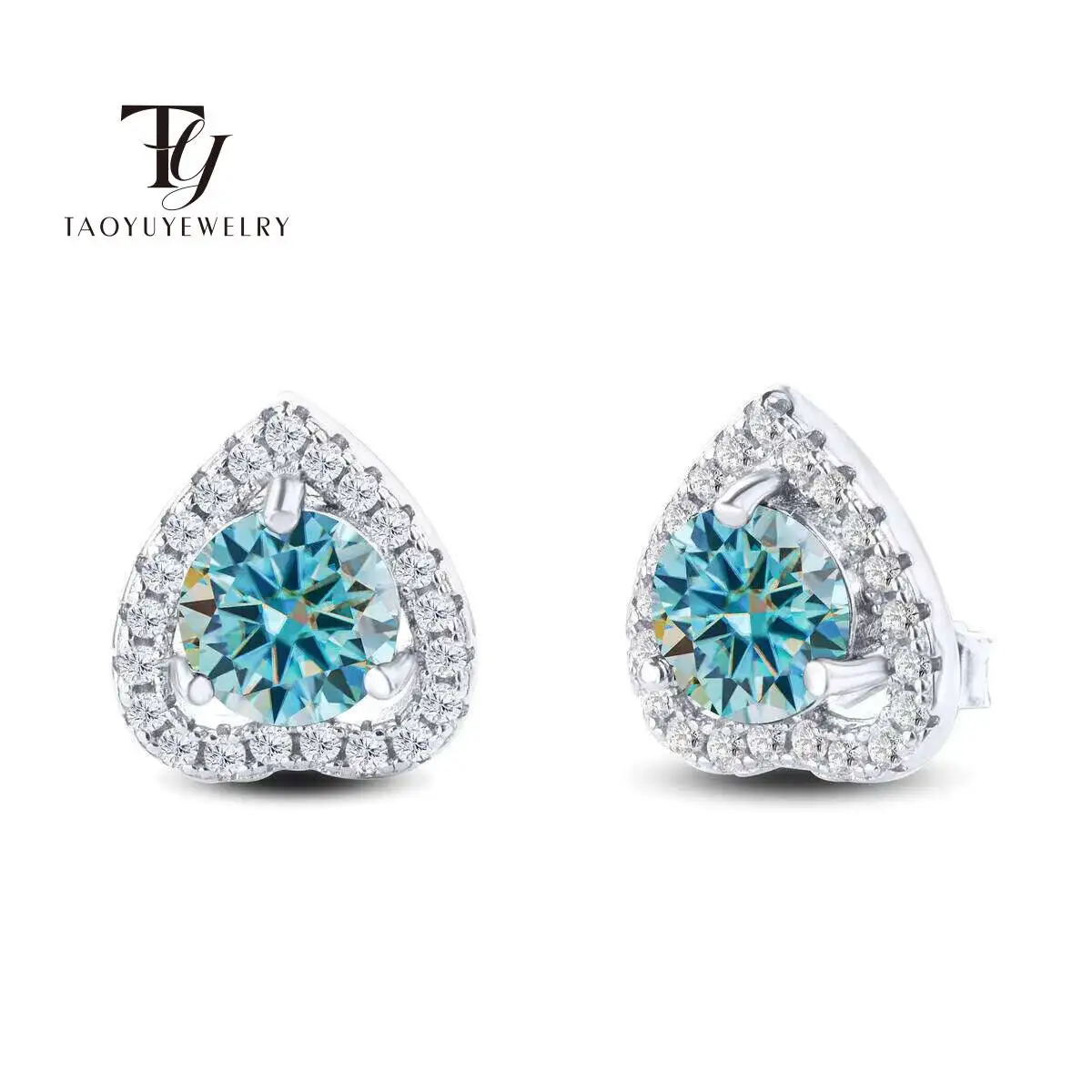 1CT*2 D Color Moissanite Love Earrings 925 Sterling Silver Women's Jewelry Elegant Earrings For Valentine's Day Party Gift
1CT*2 D Color Moissanite Love Earrings 925 Sterling Silver Women's Jewelry Elegant Earrings For Valentine's Day Party Gift
