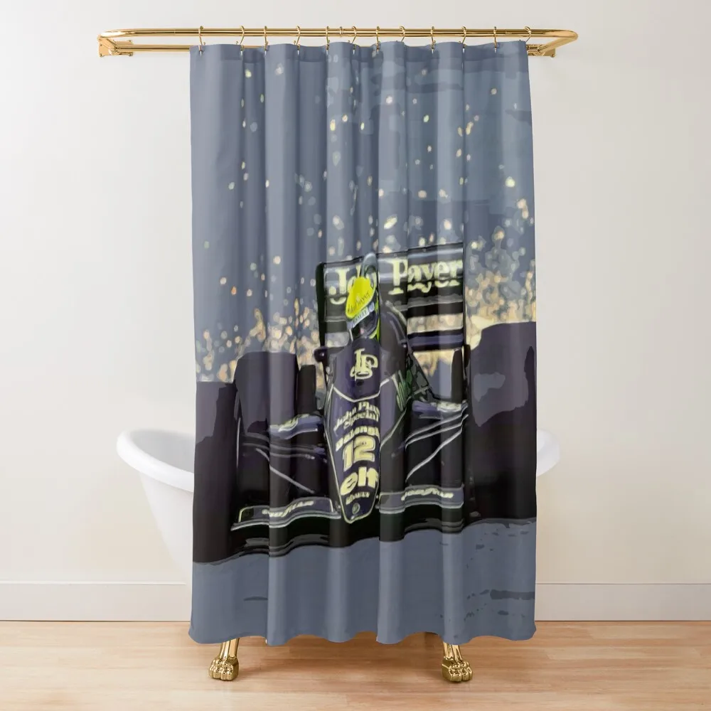 Ayrton Senna racing his 1985 97T F1 racecar Shower Curtain Shower Set For Bathroom Shower Curtain
Ayrton Senna racing his 1985 97T F1 racecar Shower Curtain Shower Set For Bathroom Shower Curtain