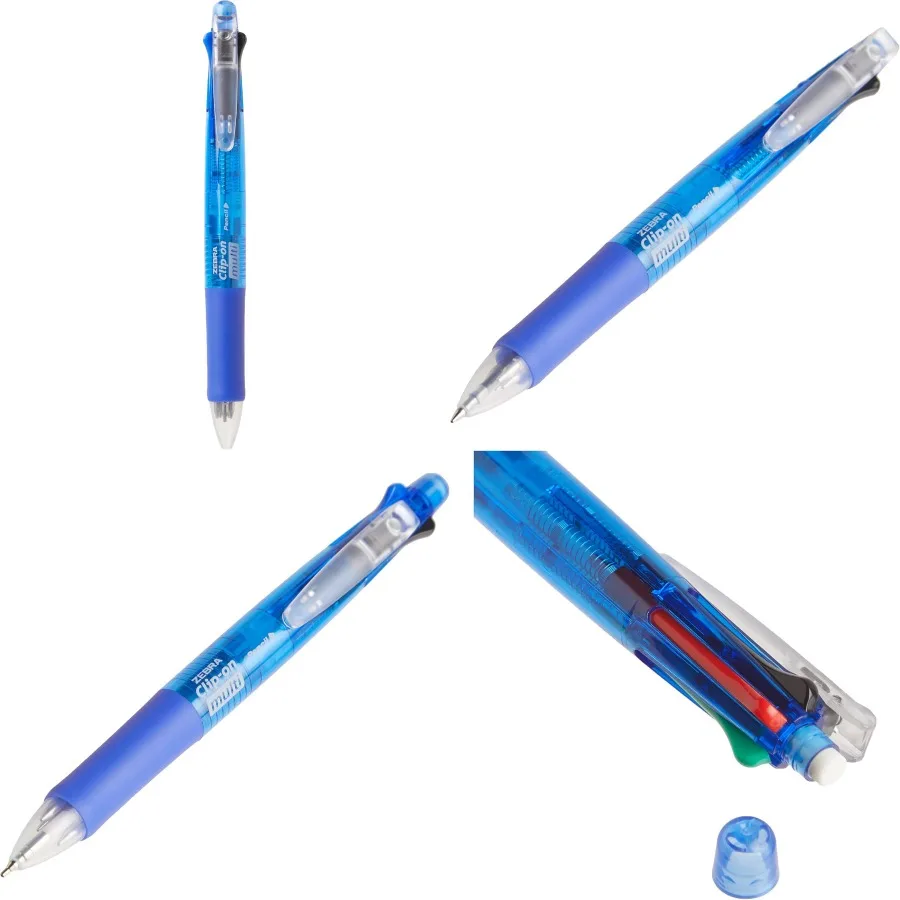 Zebra Clip-On Multifunctional Pen with Clear Blue Barrel for Office and School Use Features Dual-Ended Design with Built-in Hig
Zebra Clip-On Multifunctional Pen with Clear Blue Barrel for Office and School Use Features Dual-Ended Design with Built-in Hig