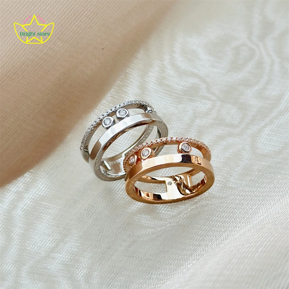 Яркие звезды S925 скользящее кольцо с тремя бриллиантами, изысканные элегантные женские кольца на свадьбу, подарок на день рождения, Рождество
Яркие звезды S925 скользящее кольцо с тремя бриллиантами, изысканные элегантные женские кольца на свадьбу, подарок на день рождения, Рождество