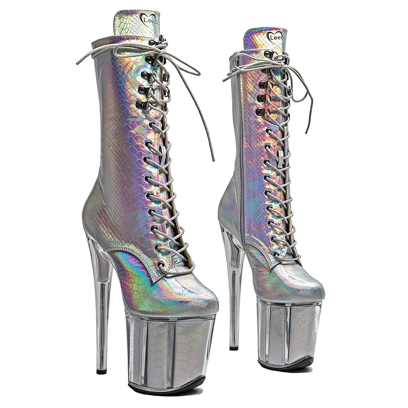 Leecabe 20CM/8inches holographic Snake Trendy fashion High Heel platform stripper heel Pole Dance boots
Leecabe 20CM/8inches holographic Snake Trendy fashion High Heel platform stripper heel Pole Dance boots