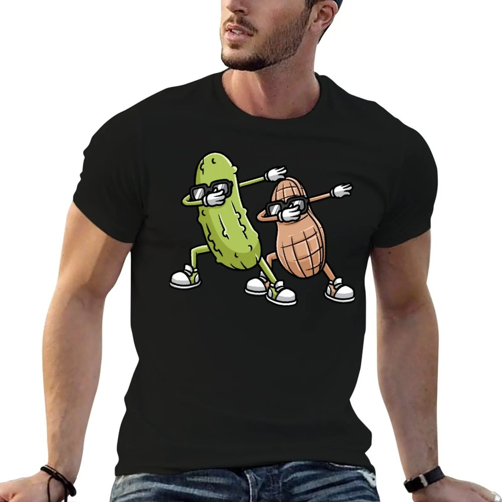 Peanut and Pickle Dabbing Peanut Butter T-Shirt anime t shirts oversize cotton t shirts high quality T-Shirt
Peanut and Pickle Dabbing Peanut Butter T-Shirt anime t shirts oversize cotton t shirts high quality T-Shirt