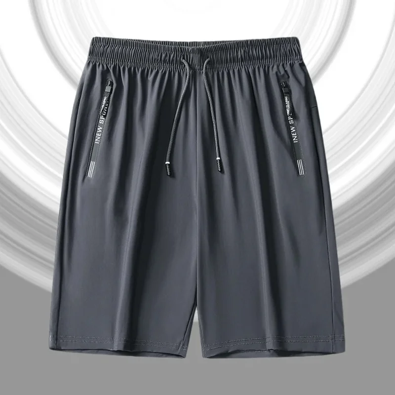 Summer New Arrival Men's Ice-Silk Sports Shorts Quick-Dry Breathable Drawstring Design Black Shorts Fitness Training Running
Summer New Arrival Men's Ice-Silk Sports Shorts Quick-Dry Breathable Drawstring Design Black Shorts Fitness Training Running