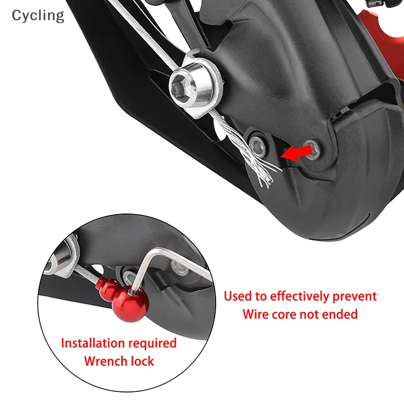 4pcs Bike Cable End Caps With Wrench Brake Shift Cable Aluminum Alloy End Crimp Shifter Wire End Cap Bike Protection Accessories
4pcs Bike Cable End Caps With Wrench Brake Shift Cable Aluminum Alloy End Crimp Shifter Wire End Cap Bike Protection Accessories