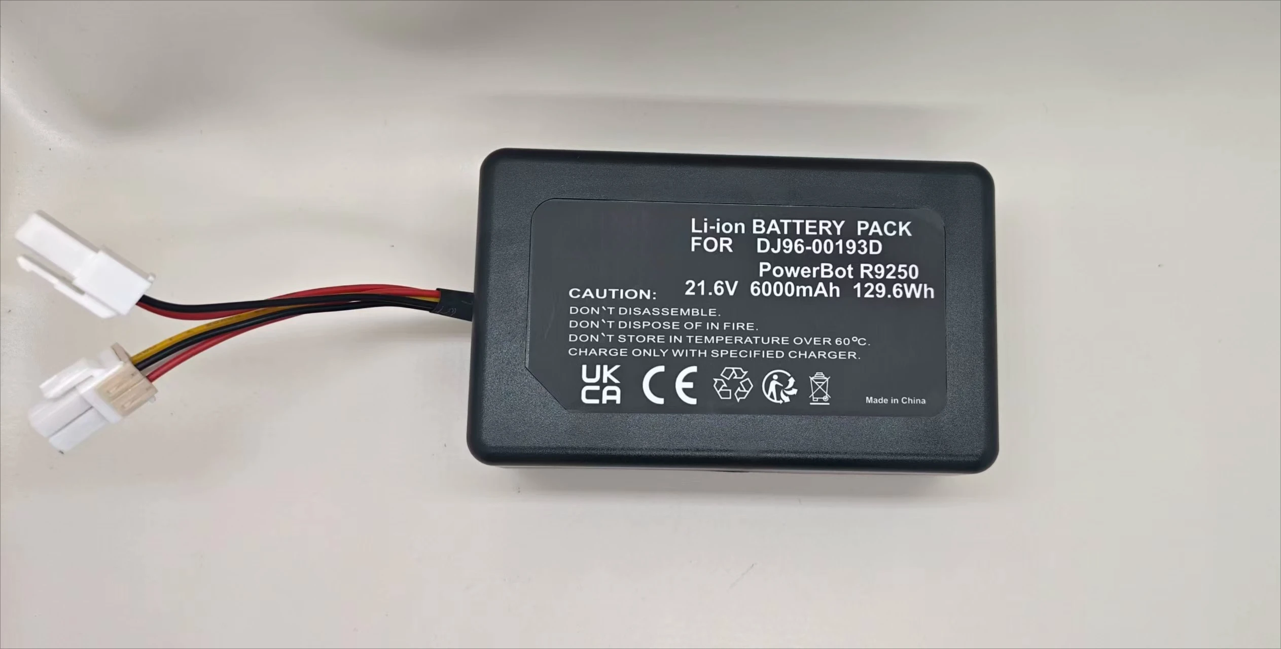 For samsung powerbot r9250 / r9350, sr20k9350wk, dj96-00193d battery
For samsung powerbot r9250 / r9350, sr20k9350wk, dj96-00193d battery