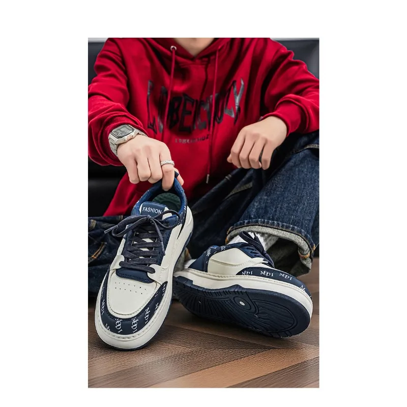 Retro Men's Platform Sneakers 2026 Spring Breathable PU Thick Sole Casual Streetwear Anti Slip Student Daily Trendy Footwear
Retro Men's Platform Sneakers 2026 Spring Breathable PU Thick Sole Casual Streetwear Anti Slip Student Daily Trendy Footwear