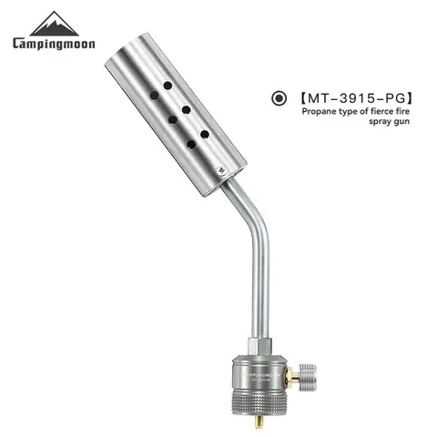CAMPINGMOON MT-3915-PG Propane Preheating Tube Flamethrower Barbecue Point Carbon Stainless Steel High Flame Spray Gun