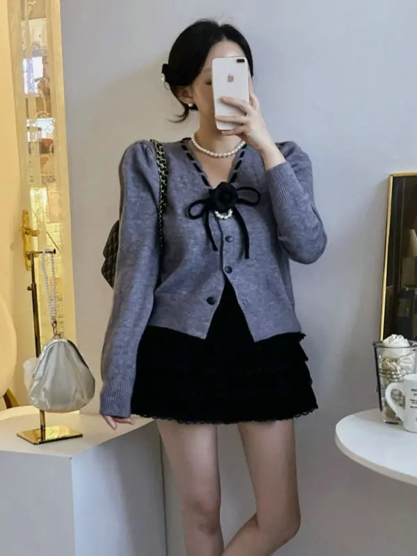 Однотонный вязаный кардиган с поясом, V-образным вырезом, одной пуговицей, длинными рукавами, прямого кроя, двойной вязки, осенняя верхняя одежда для женщин
Однотонный вязаный кардиган с поясом, V-образным вырезом, одной пуговицей, длинными рукавами, прямого кроя, двойной вязки, осенняя верхняя одежда для женщин