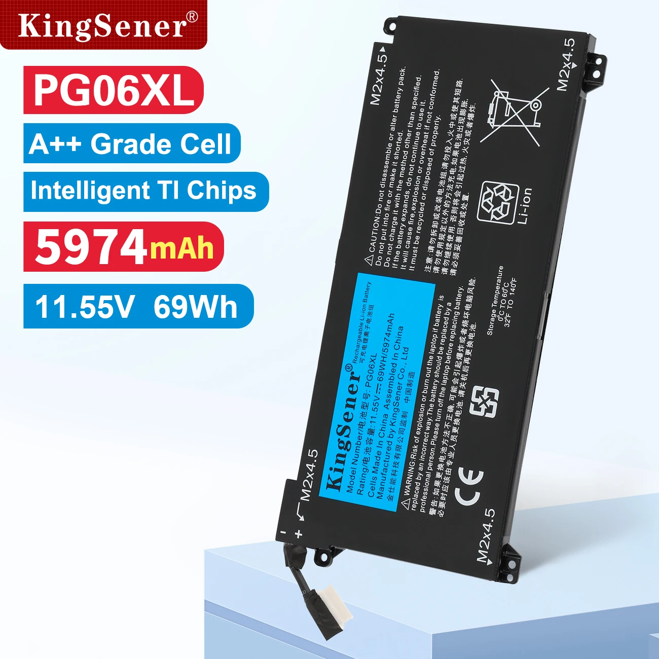 Аккумулятор KingSener PG06XL для HP Omen 15-DH 15-DH0XXX 15T-DH000 15T-DH100 15-DH1010CA TPN-C143 HSTNN-DB9F L48431-2C1 L48497-005
Аккумулятор KingSener PG06XL для HP Omen 15-DH 15-DH0XXX 15T-DH000 15T-DH100 15-DH1010CA TPN-C143 HSTNN-DB9F L48431-2C1 L48497-005