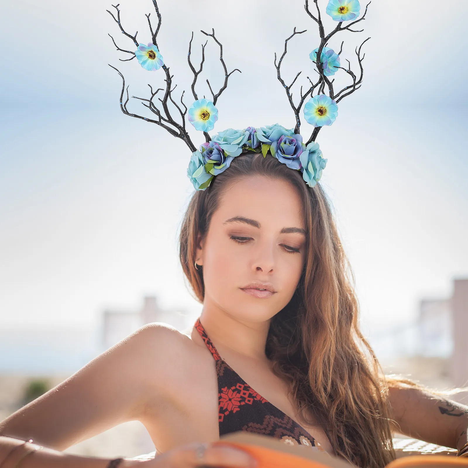 1Pcs Deer Horn Flower Hairband Party Headdress Festival Prop Costume Carnival Photo Activity Decorative Headband for Adults Kids
1Pcs Deer Horn Flower Hairband Party Headdress Festival Prop Costume Carnival Photo Activity Decorative Headband for Adults Kids
