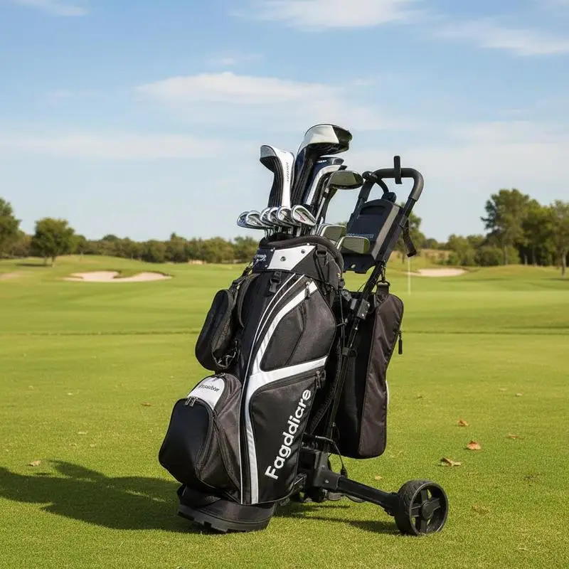 Golf Club Caddy 35 Inch For Men Women Professional Tournament Course, 14 Way Organizer Divider 11 Pockets Stand Base Handles Dust Cover Detachable Dual Shoulder Straps Black White
Golf Club Caddy 35 Inch For Men Women Professional Tournament Course, 14 Way Organizer Divider 11 Pockets Stand Base Handles Dust Cover Detachable Dual Shoulder Straps Black White
