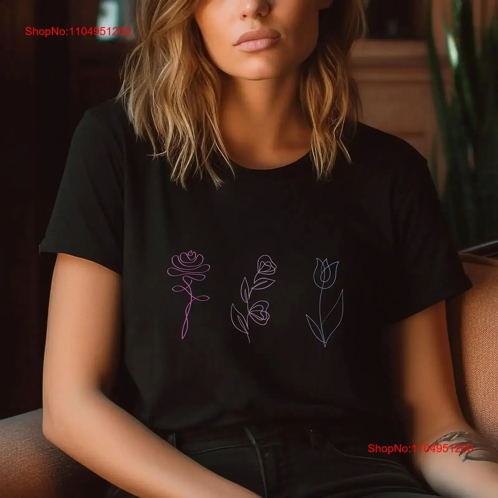 Simple Line ArT T Shirt with Minimalistic Flower for Lover Timeless Nature Plant Her vintage Washed Comfortable Soft Slightly
Simple Line ArT T Shirt with Minimalistic Flower for Lover Timeless Nature Plant Her vintage Washed Comfortable Soft Slightly