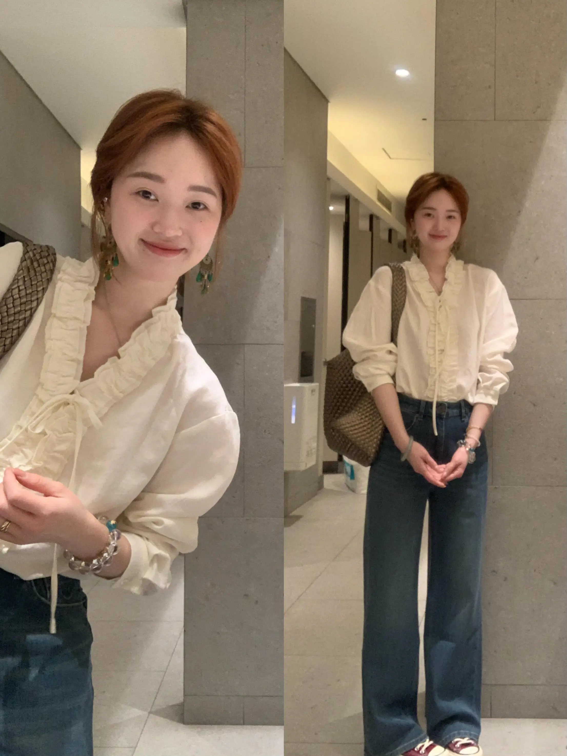 Casual Loose Long Sve V-Ne irt Women's Early Spring New Design Sense irt Top Wooden Ear French Sle Cotton Pol...
Casual Loose Long Sve V-Ne irt Women's Early Spring New Design Sense irt Top Wooden Ear French Sle Cotton Pol...