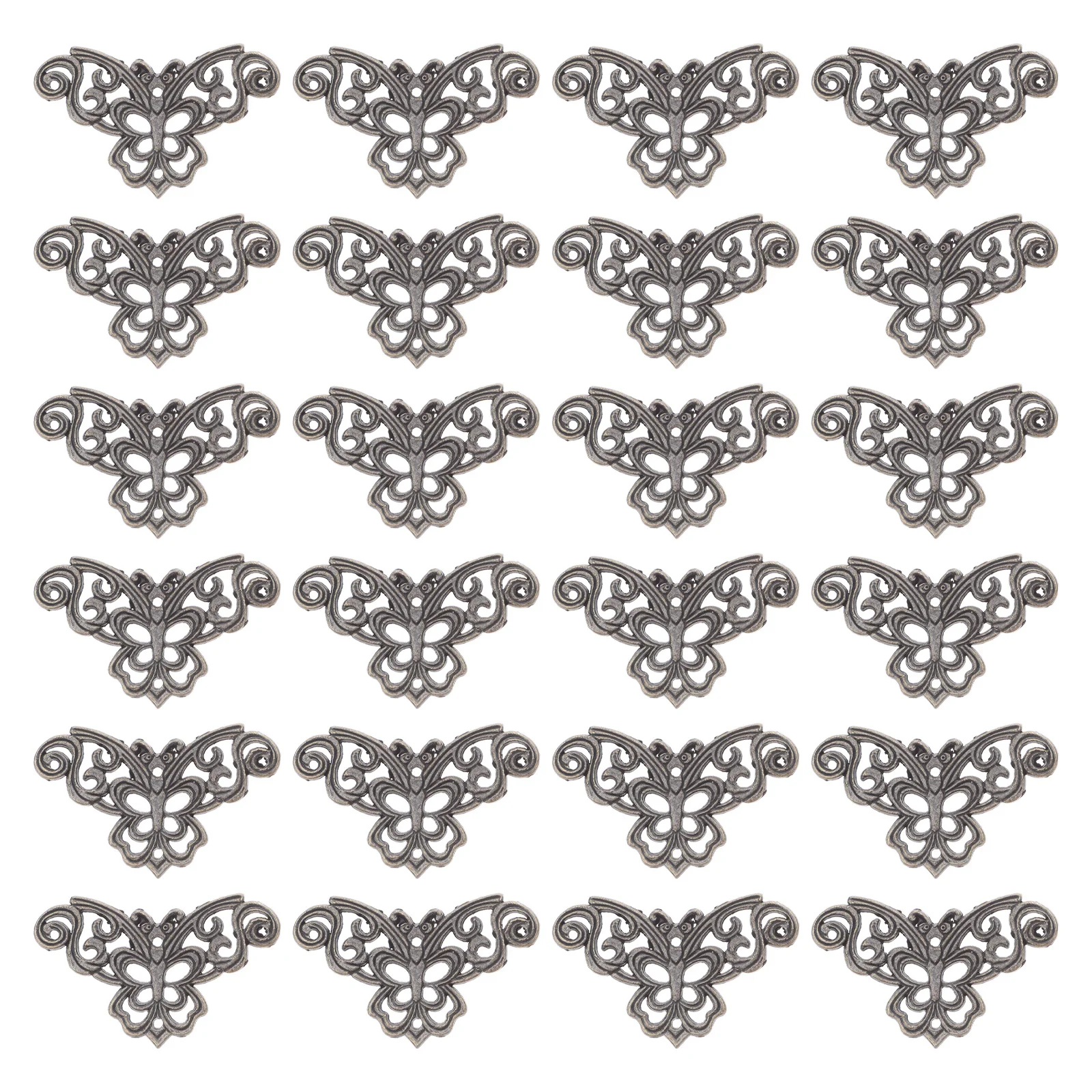 24pcs Vintage Metal Corners Retro Bronze Corner Guards Decorative Protectors For Jewelry Boxes Wood Frames 
24pcs Vintage Metal Corners Retro Bronze Corner Guards Decorative Protectors For Jewelry Boxes Wood Frames