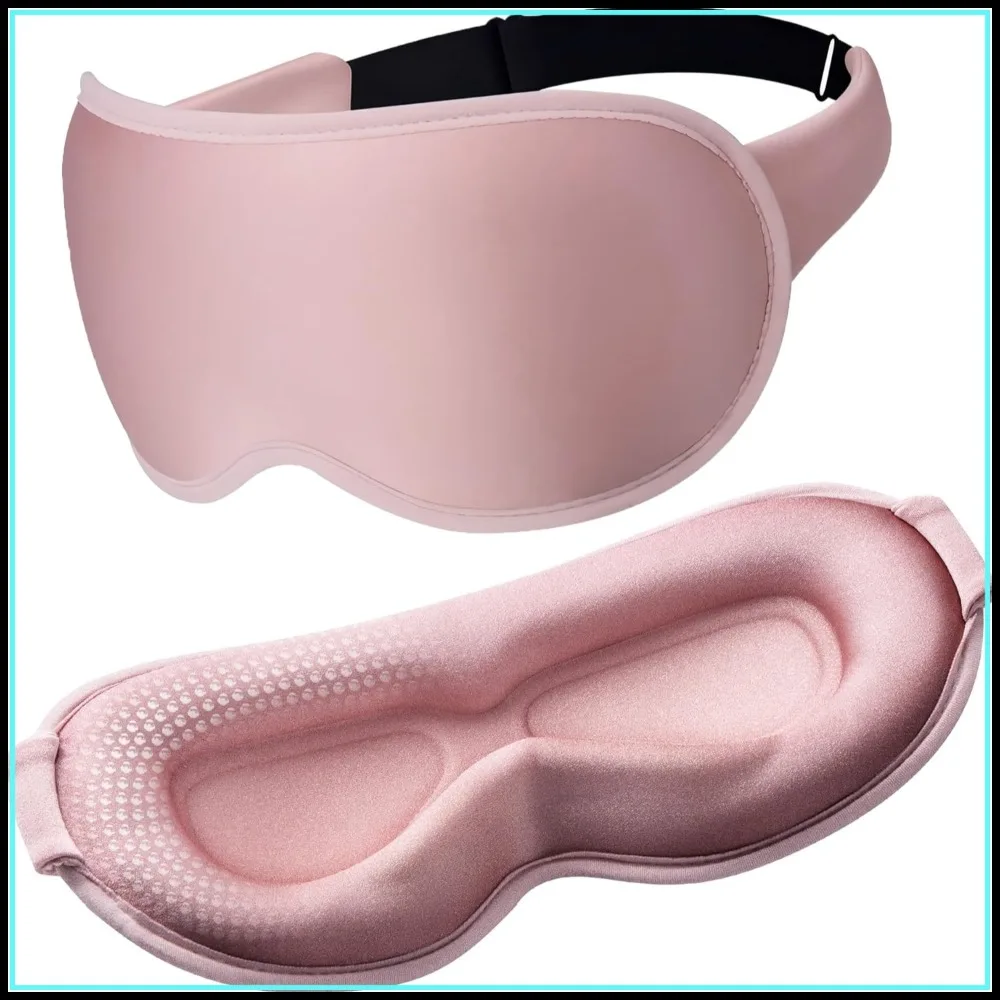 3D Contoured Weighted Eye Mask for Sleep, Zero Pressure Blackout Blindfold, Eyelash Friendly for Women, Travel & Night Shift
3D Contoured Weighted Eye Mask for Sleep, Zero Pressure Blackout Blindfold, Eyelash Friendly for Women, Travel & Night Shift