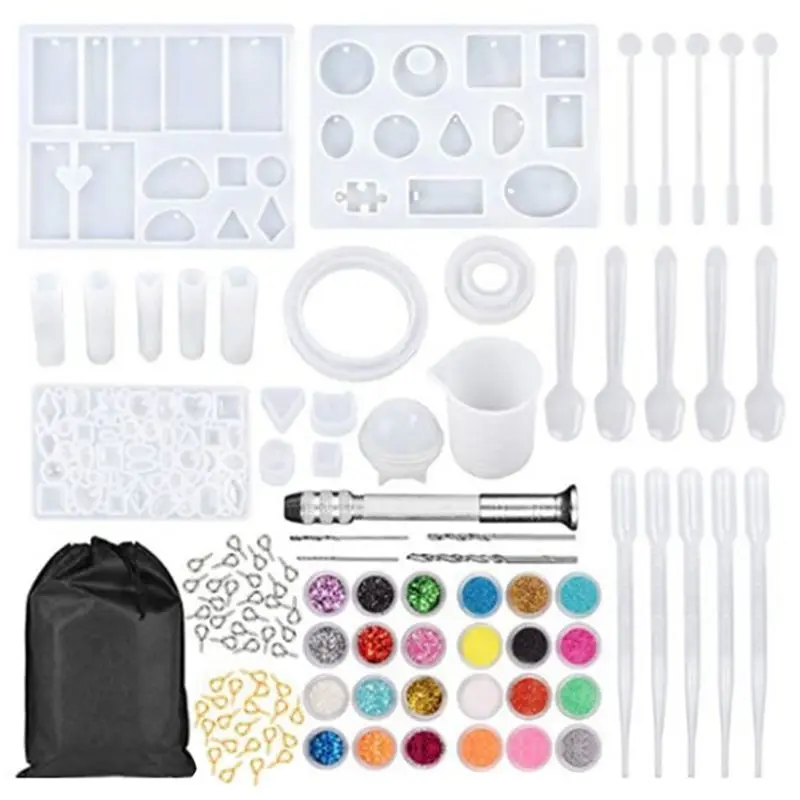 Набор силиконовых форм для литья из эпоксидной смолы ABGE для изготовления сережек, брелоков и украшений своими руками
Набор силиконовых форм для литья из эпоксидной смолы ABGE для изготовления сережек, брелоков и украшений своими руками