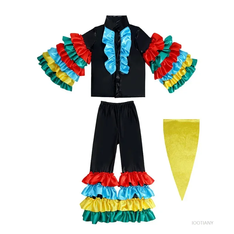 Carnival Cosplay Costume Traditional Ethnic Sleeveless Irregular Dress Set Festival Theme Party Role Plating Outfits for Unisex
Carnival Cosplay Costume Traditional Ethnic Sleeveless Irregular Dress Set Festival Theme Party Role Plating Outfits for Unisex