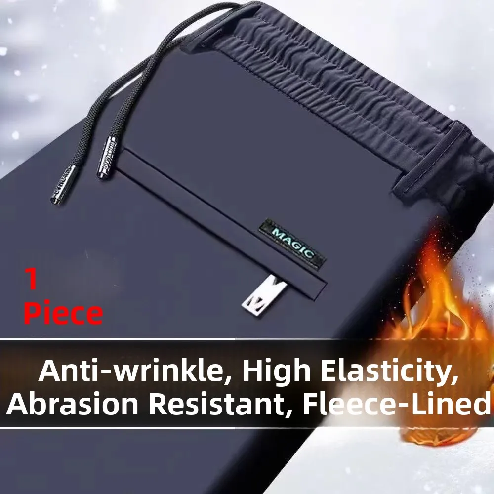 Thiened Fce Autumn Winter Men's Casual Pants Zipper Straight Leg Wear Resistant Dirt Proof Sweatpants for Working
Thiened Fce Autumn Winter Men's Casual Pants Zipper Straight Leg Wear Resistant Dirt Proof Sweatpants for Working